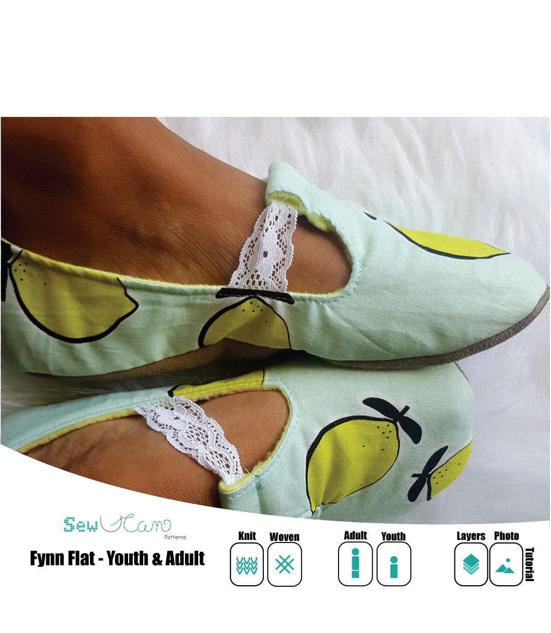 Youth Adult Fynn Flats PDF Pattern