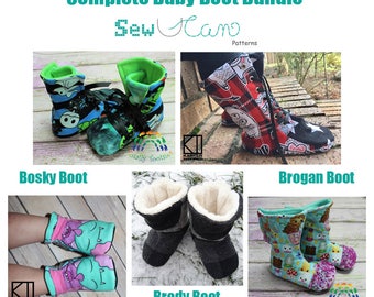 Complete Baby Boot Bundle PDF 5 Patterns