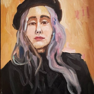 Woman in a hat