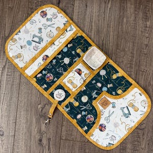 NEW! WGD Smart Sofa Station | armchair caddy | armrest organizer | sofa sewing station | couch caddy | unique gift - Handmade in the USA