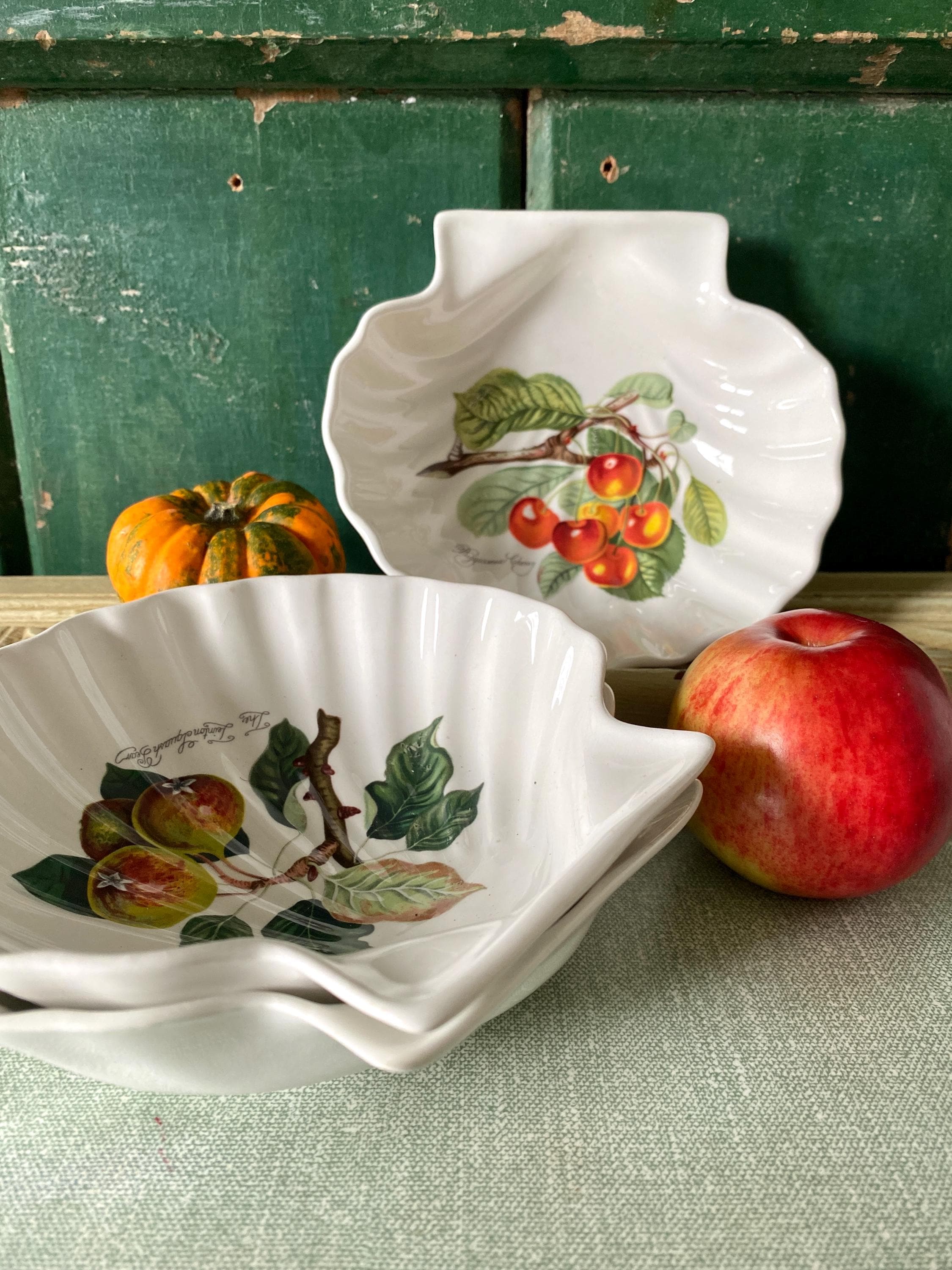 Vintage Portmeirion Pomona Shell Dish: Fruit Motif Ceramic - Etsy
