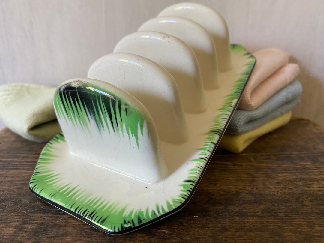 TG Green Grassmere Toast Rack: Mid Century Ceramic Tableware - Etsy