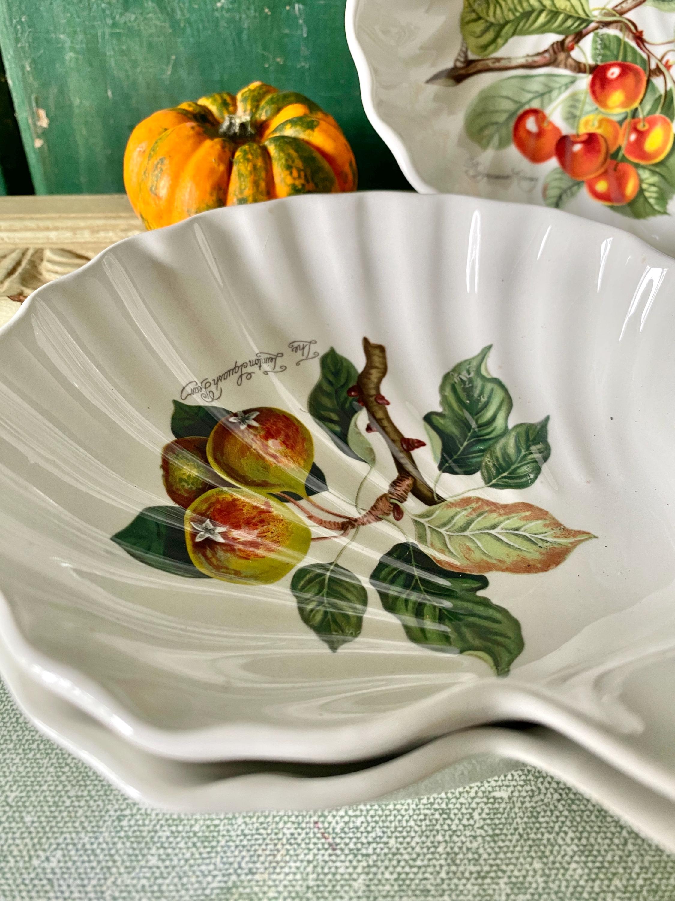 Vintage Portmeirion Pomona Shell Dish: Fruit Motif Ceramic - Etsy