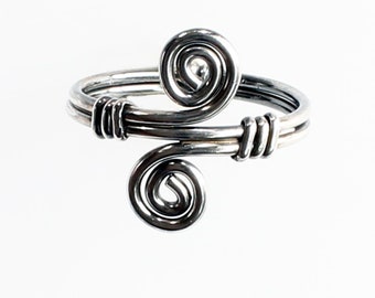 Sterling Silver Celtic Swirl Ring