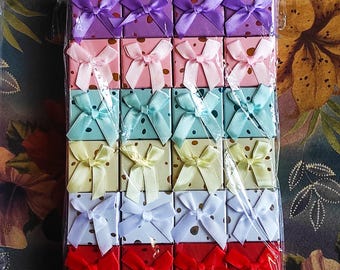 Gem Display Papierboxen, Glastop, Samtkissen (24er Set)