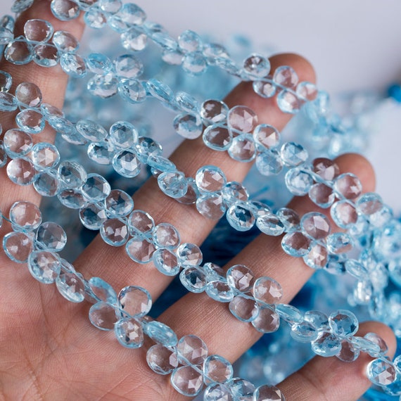 Natural topaz best sale beads