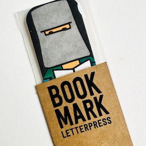 Ned Kelly bookmark letterpress