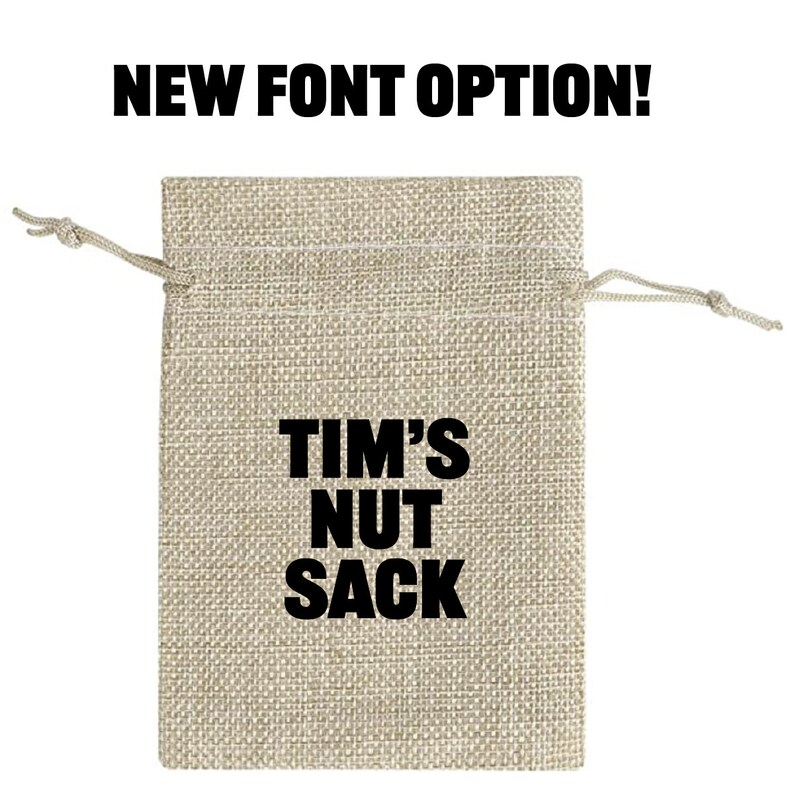 Nut Sack Christmas Gift 7x9 inch Nut Sack Funny Gifts for Etsy