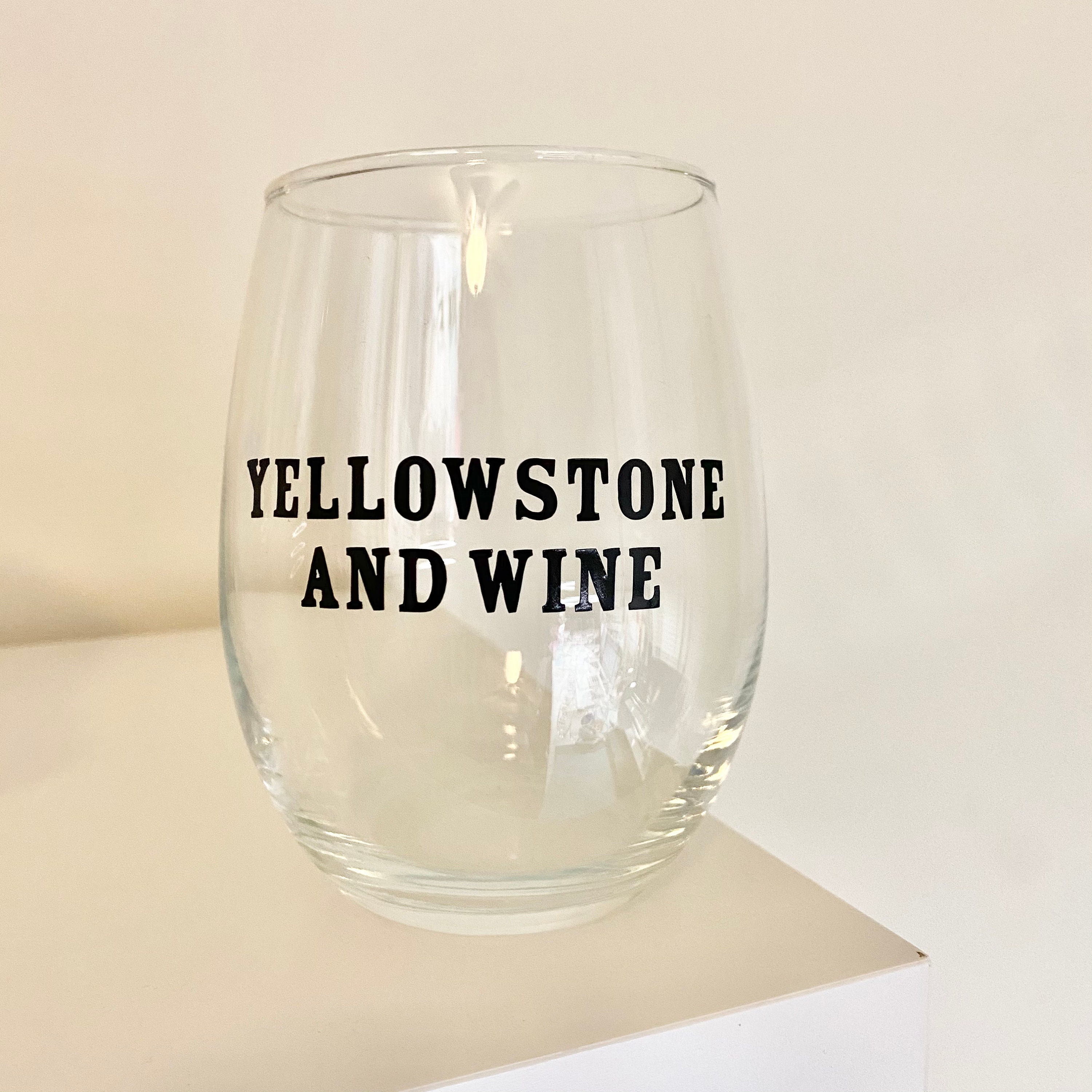 Yellowstone and Wine Glass Christmas Gifts for Her Wine Etsy