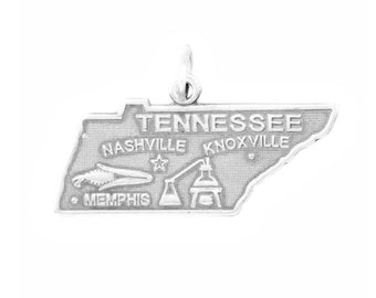 Sterling Silver US STATES Charms - “T” States