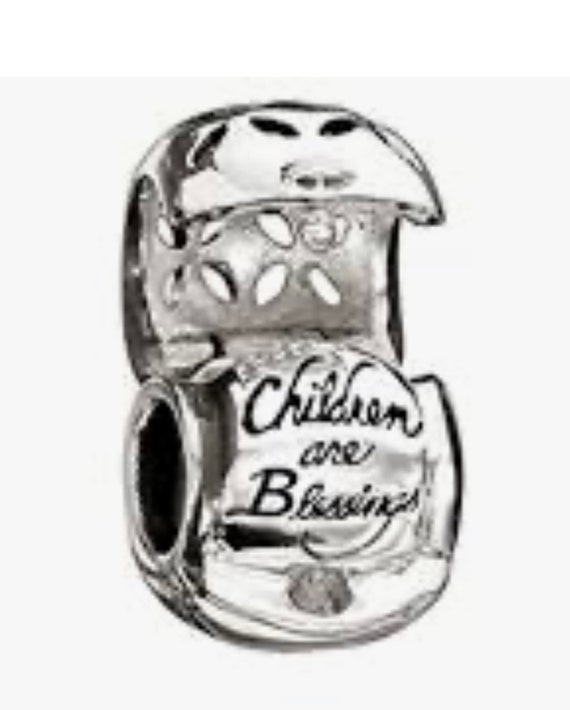 Authentic Chamilia CHILDREN ARE BLESSINGS Sterling Silver Charm