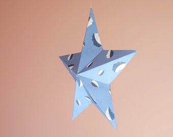 Holiday decor Room decor Birthday gift 3D star 28x7cm.