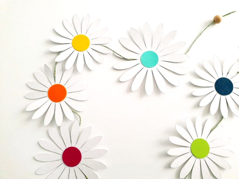 Guirlande personnalisable en papier recyclé et coton bio