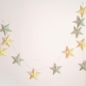 Wall Decor Party Decor Wedding decor Baby Shower Nepalese Paper 12 Star Garland. image 5