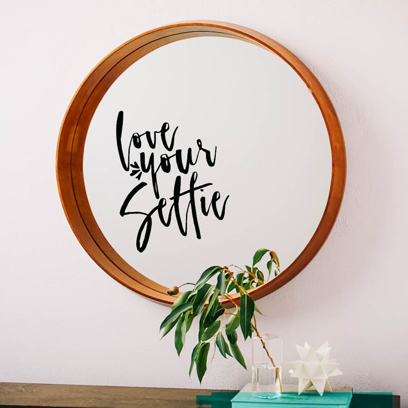 Mirror Decal Bathroom Wall Decal Bathroom DecorDecor Etsy