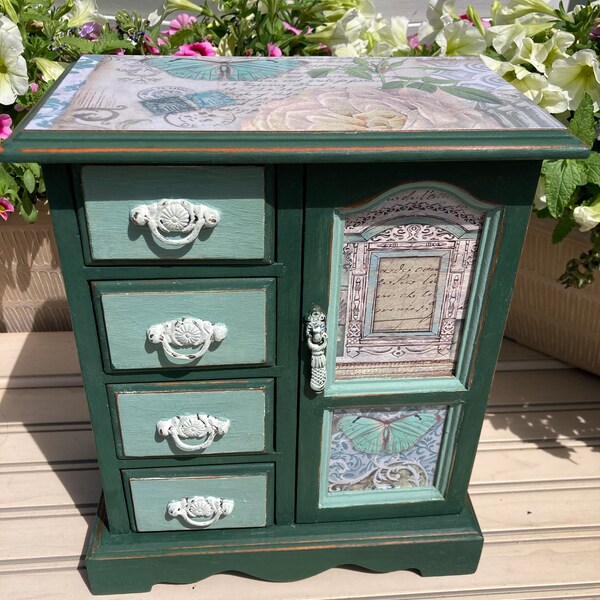 Hand Painted Jewelry Box Etsy