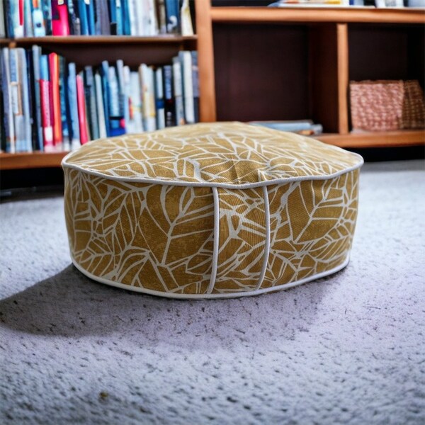 Yellow Floor Pillow Etsy