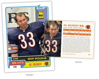 Al Bundy Chicago Bears MVP Rookie Card Football Trading Card