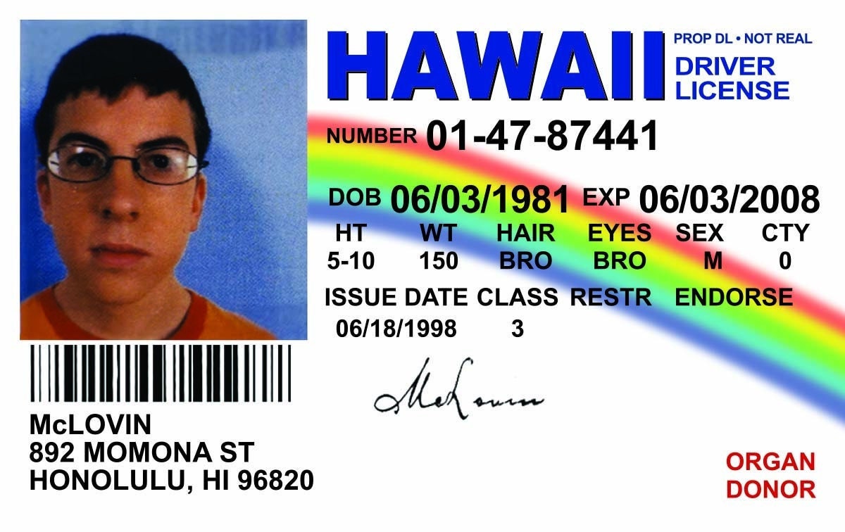 Bad Fake Id Picture