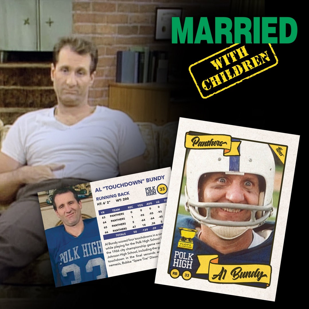 Al Bundy Football Card Al Bundy Polk High Football Card Al - Etsy