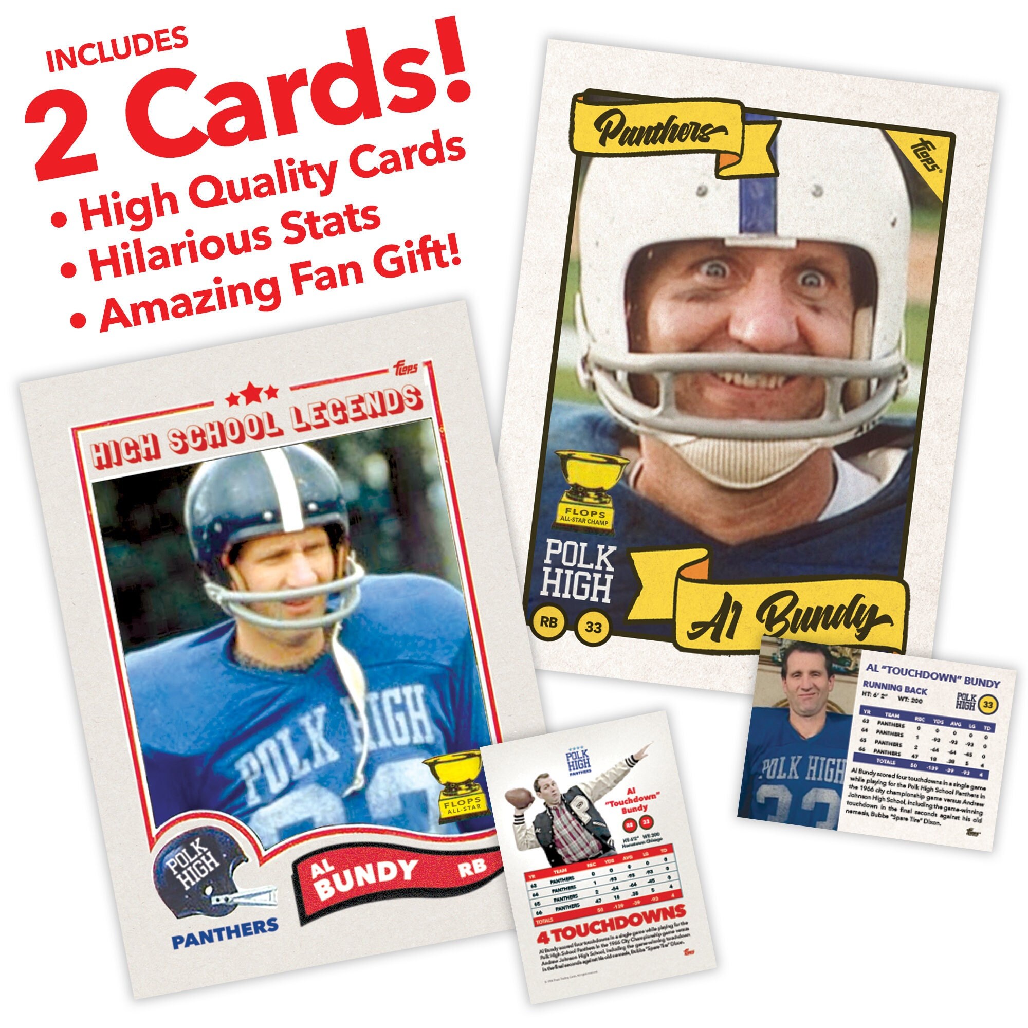 Al Bundy 4 Touchdowns Polk High School All-star Football Cards - Etsy
