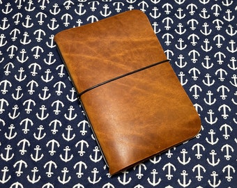 Horween English Tan Dublin Simple Notebook Cover