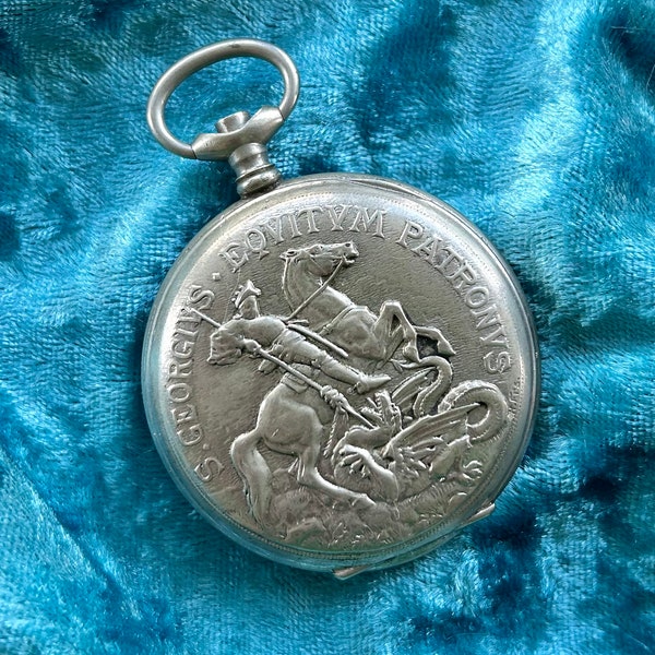 Vintage St. George Pocket Watch Body with Crystal