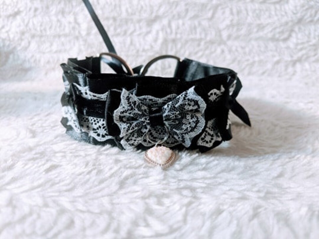 Black Lace Choker Kawaii Choker Lace Choker Lolita Choker - Etsy