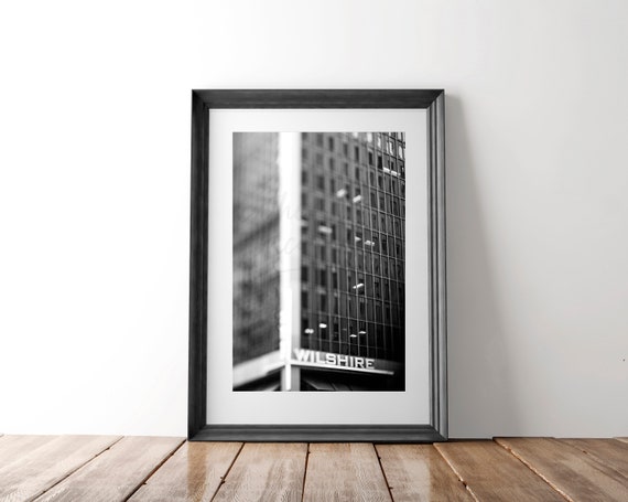 Windows Reflections, Los Angeles Photography, Wilshire Building, Il_570xn