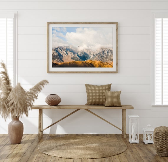 Mountain Storm in Winter Photography, Cloud Photography, Whitney Portal Alabama Hills, Il_570xn