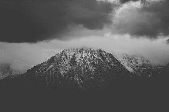Black And White Mountain Art Sierra Nevada Photography Landscape Print Horizontal Wall Art Living Room Decor Large Art Christmas Gifts By Wanderlustography Catch My Party