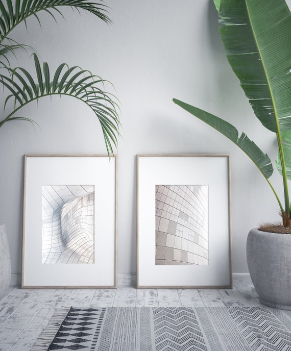 Dongdaemun Design Plaza Photography Prints, Seoul Korea Wall Art, Set of 2 Prints, Gifts for Fashion lovers, Il_570xn