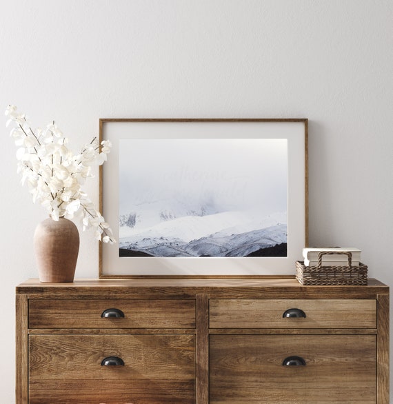 Mountain Storm in Winter Photography, Cloud Photography, Il_570xn