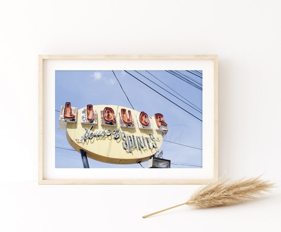 Echo Park photography, Neon Sign Art, "House of Spirits" Il_570xn