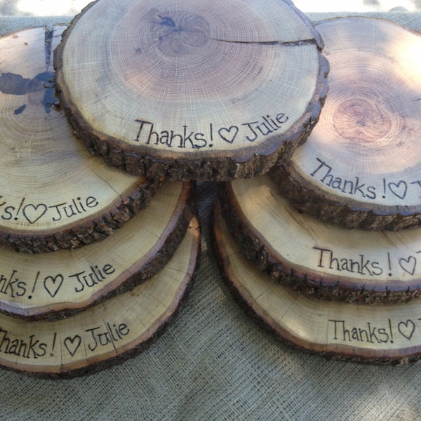 WOOD Cheese Plate 9-12 inch - Table Decor -  Wedding Appetizer Base, Pie Plate -  Oak tree rustic charm - Oak wood Cake or appetizer stand
