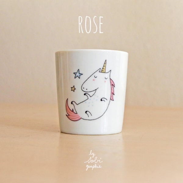 teacup  "pink Unicorn"