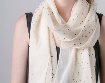 Cobblestone Pattern Warm Scarf Shawl Latest Fashion Womens Modern Print Wrap