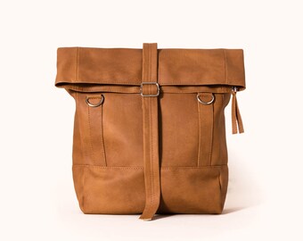 Vegan Leather Shoulder Bag | Convertible Backpack | Vegan Bag | Small Backpack Tote | Vegan Backpack |Black Backpack | Convertible Tote Bag