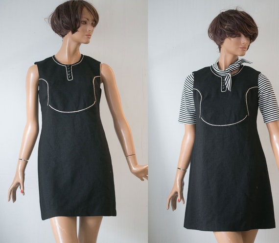 60s style black dress