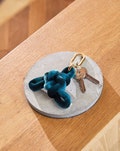 Teal Velvet Knot Key Chain product logo
