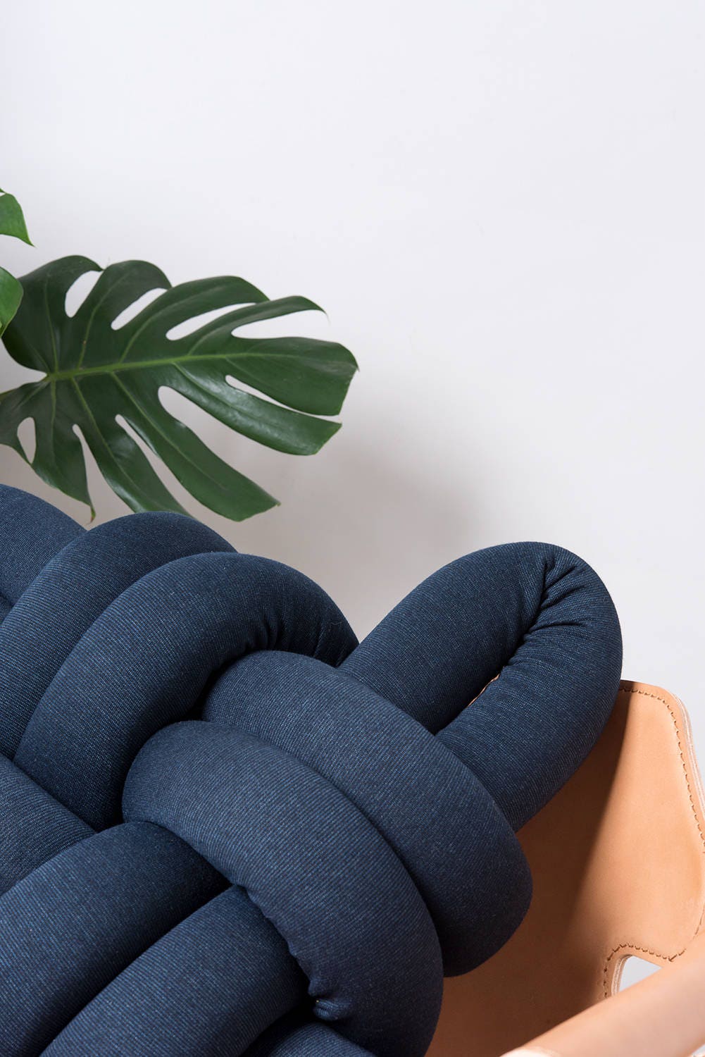 Dark Blue Knot pillow Knot Pillows knot cushions Dark Etsy