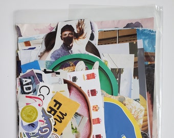 Motivational Junk Journal Kit, 75+ Magazine CutOuts, Vision Board Images, Manifestation, Inspiration, Goal Setting