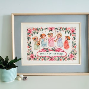 Framed Cross Stitch Art, Retro Wall Art, Framed Wall Art, Cross Stitch, Finished Embroidery, Wall Hanging
