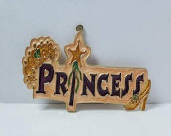 Stained Glass Style Sun Catcher "Princess" Sign