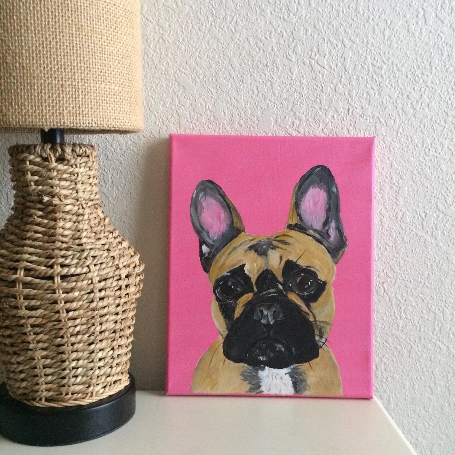 Custom Pet Portrait Original canvas art acrylic pet Etsy