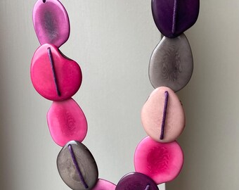 Miriam - Tagua Bead Necklace