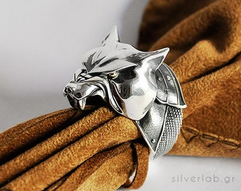 The Hound, Sandor Clegane, House Clegane Ring, "Game of Thrones " inspired "Houses of Westeros" Jewelry ,  Dog Animal Ring