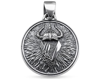 The Vikings Ragnar Lothbrock scandinavian warrior shield pendant, Viking Shield pendant with V -symbol from The Viking series saga