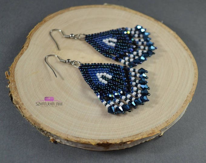 ethnic earrings, boho earrings, beaded earrings, native beaded, fringe earrings, tassel earrings, seed bead earrings, earrings native