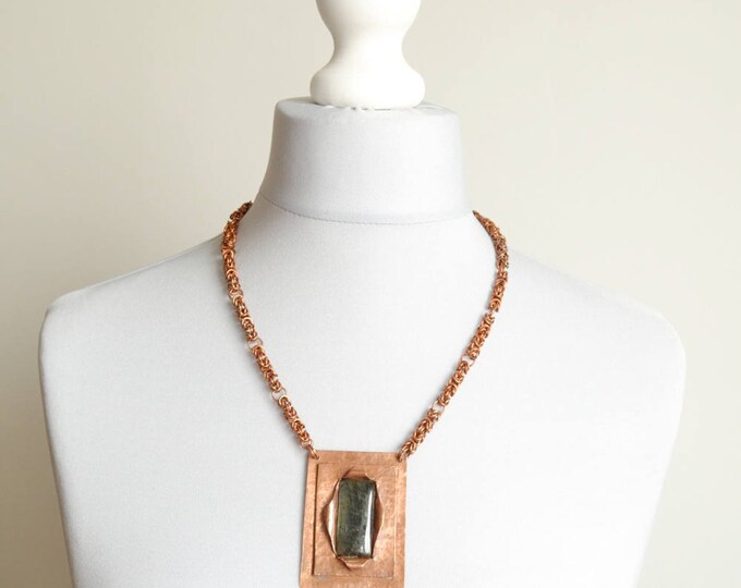 Labradorite Copper Necklace - the perfect gift for a woman